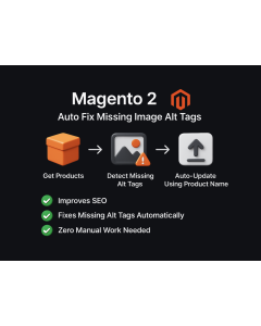 Magento 2 Auto-Fix Missing Image Alt Tags with Product Name