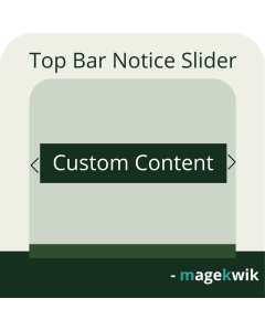 Top Bar Notice Slider